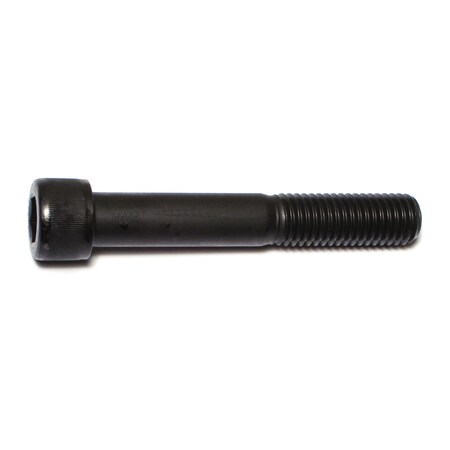 5/8-11 Socket Head Cap Screw, Plain Steel, 4 In Length, 2 PK